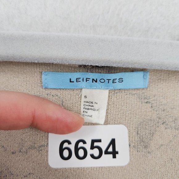 Leifnotes Dress Womens Small Tan Up Away Hot Air Balloon A Line Anthropologie - Picture 10 of 14